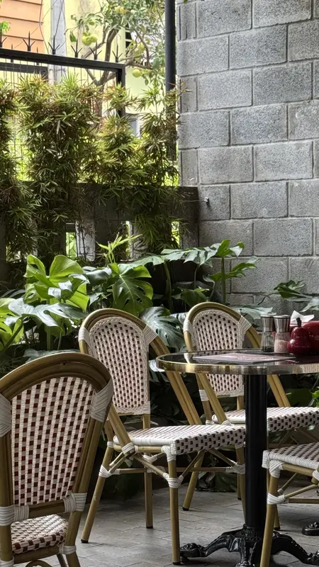Plants and seating